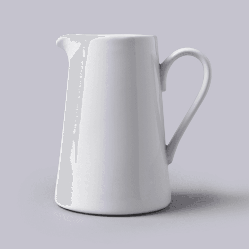 Image showing the Victorian Jug, 650ml, White product.