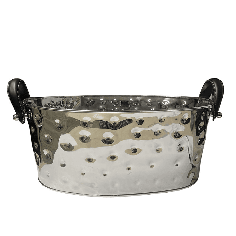 Polo Champagne Bath, L50 x W38 x H21.5cm, Silver