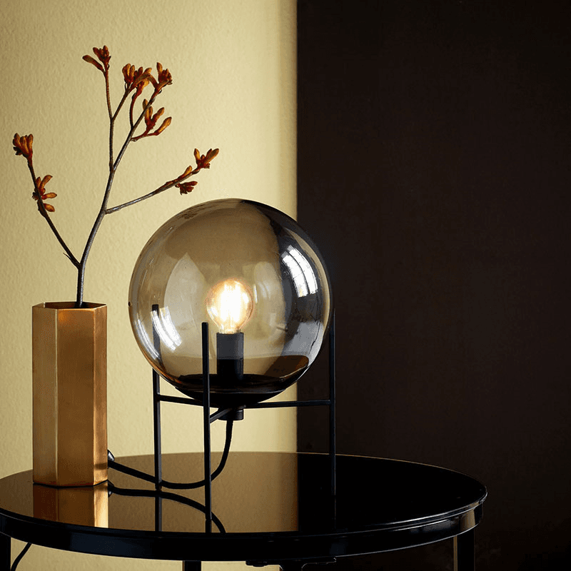Alton Table Lamp, H29cm, Smoke