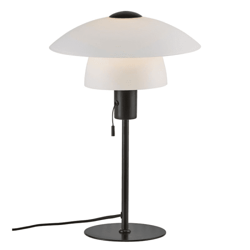 Image showing the Verona Table Lamp, H40cm, Opal White product.