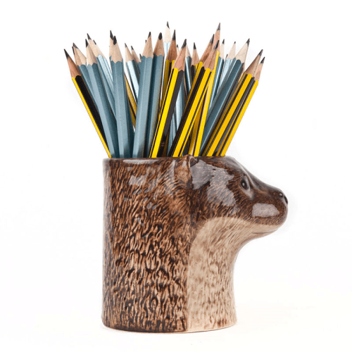 Image showing the Otter Pencil Pot, H10cm, Brown product.