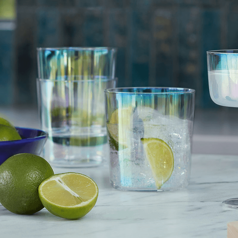 Iridescence Set of 2 Tumblers, 390ml, Mother of Pearl