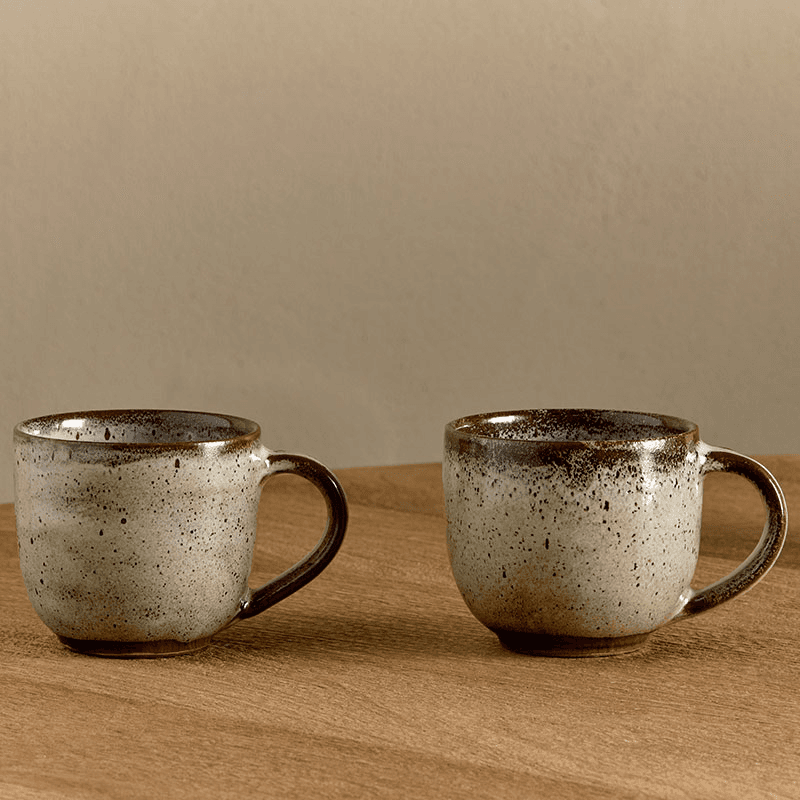 Cam Set of 2 Coffee Mugs, 350ml, Mocha