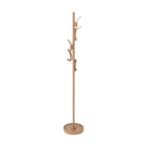 Image showing the Right Hook Coat Stand, H175cm, Oak product.