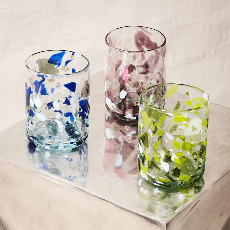 Jardin Set of 4 Tumblers, 350ml, Green