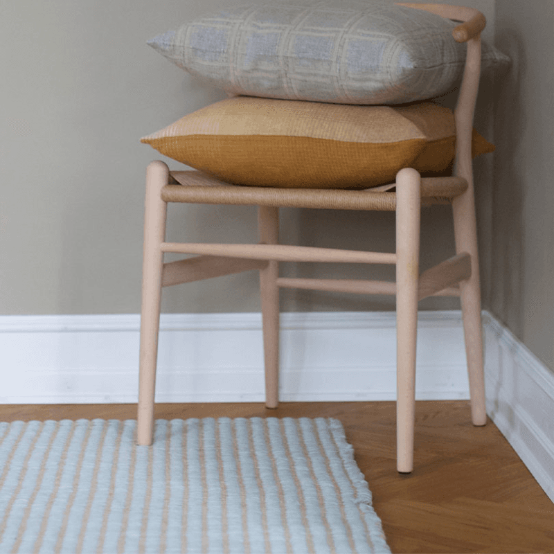 Walnut Rug, H60 x W150cm, Light Green