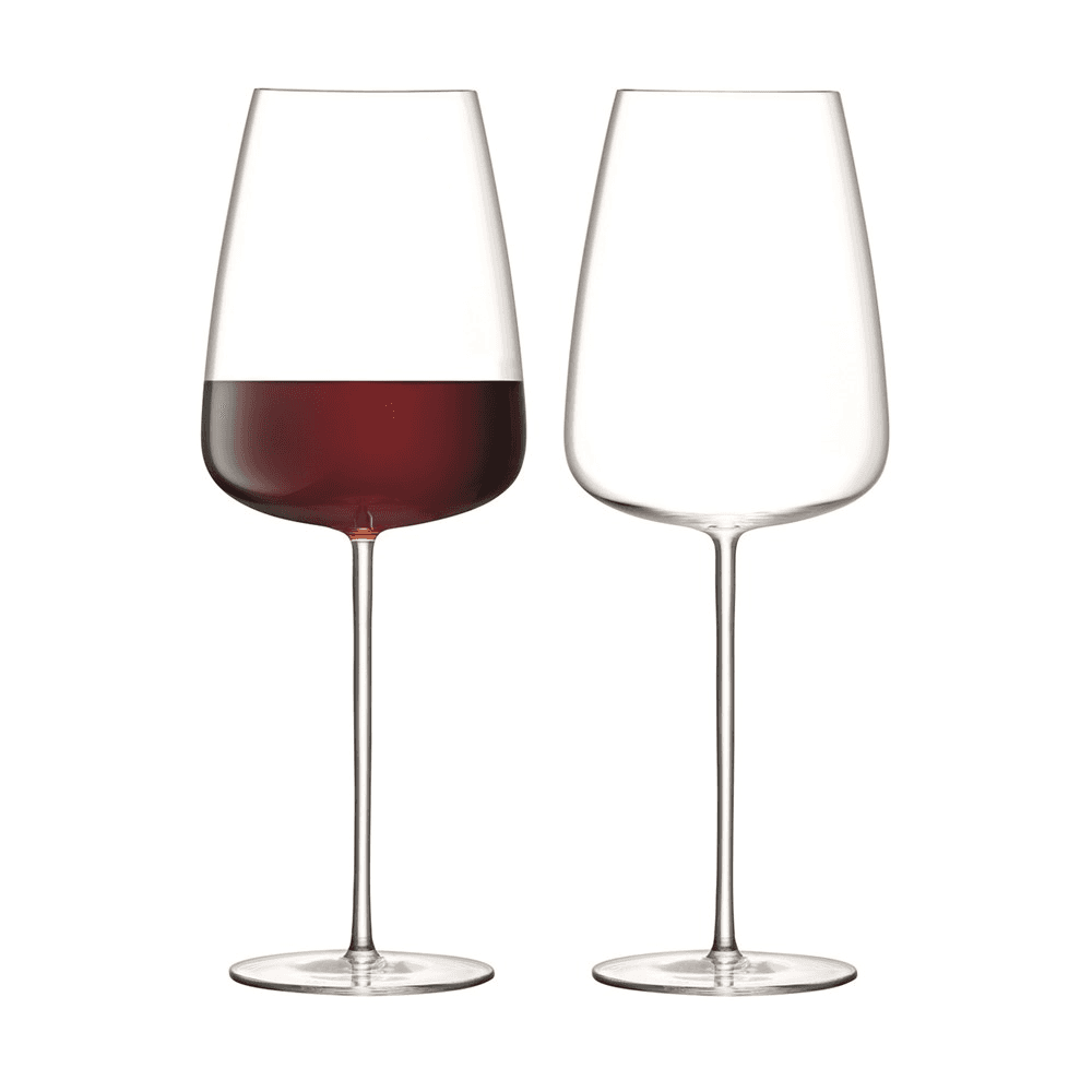 Wine Culture Pair of red wine grand glasses, 800ml, clear