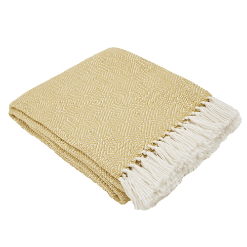Image showing the Diamond Blanket, 250cm x 130cm, Gooseberry product.