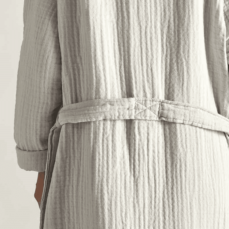 The Dream Cotton Robe, Extra Small, Clay