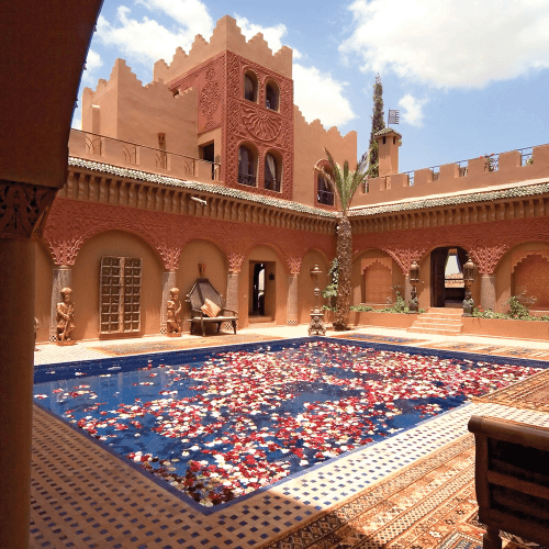 Image showing the Gift Voucher towards one night at The Kasbah Tamadot for two, Atlas Mountains product.