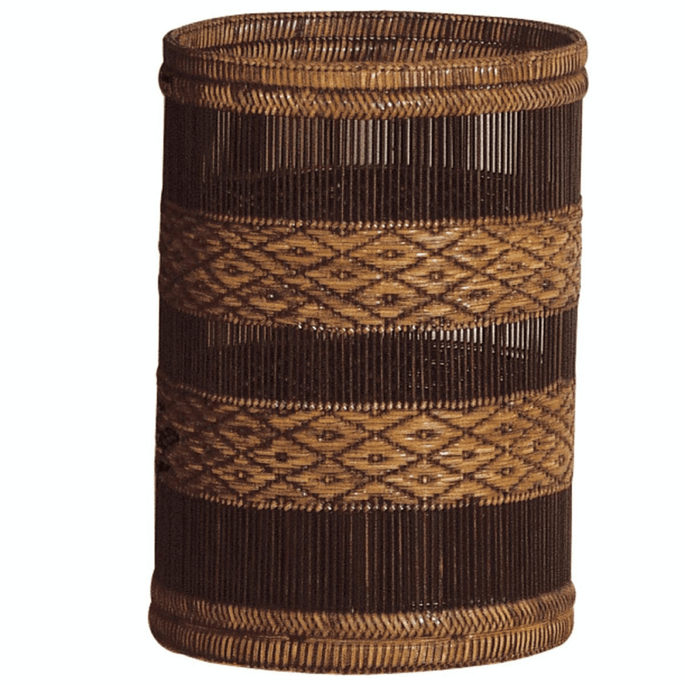 Rattan- Mandalay Waste paper basket, 25 x 35cm, Brown