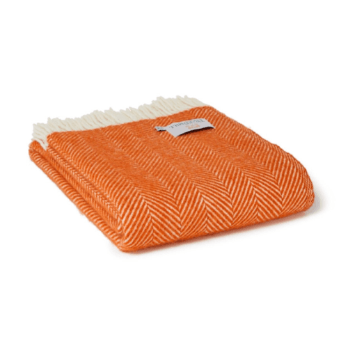 Image showing the Fishbone Throw, 150 x 183cm, Cinnamon product.
