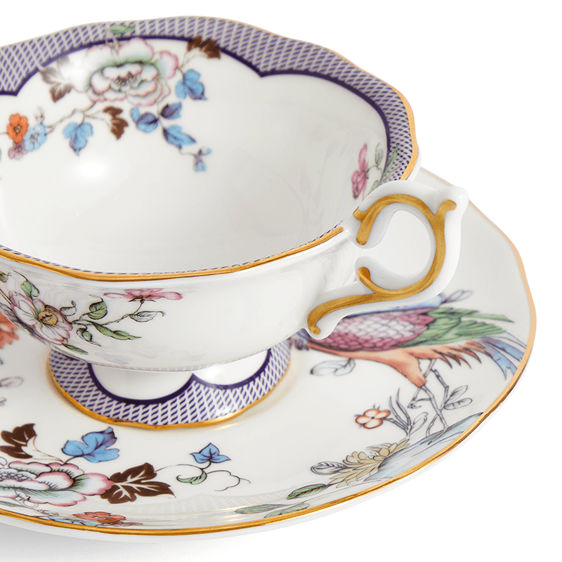 Fortune Set of 2 Teacups and Saucers, 150ml, Multi
