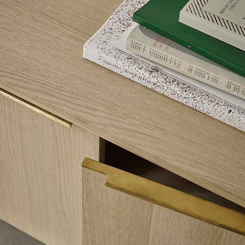 Jut Indoor Cabinet, Oak