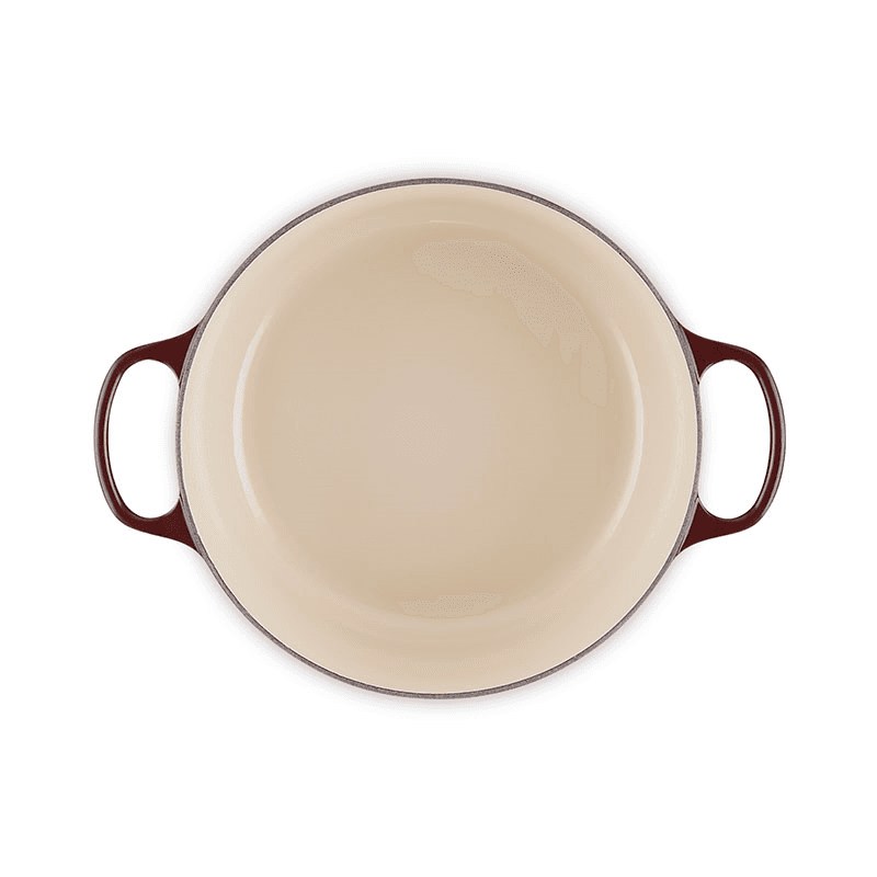 Signature Cast Iron Round Casserole, 28cm, Garnet