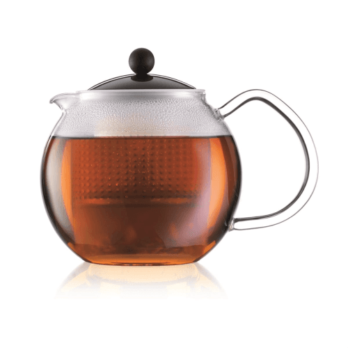 Image showing the Assam Tea press, 0.5 litre, Black/Clear product.