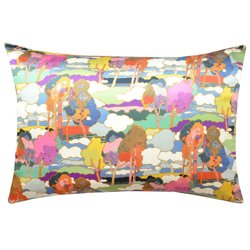 Prospect Road Pair of Silk Pillowcases, Single, Multi