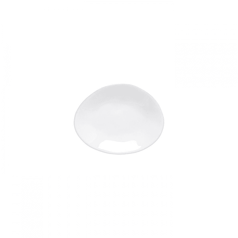 Livia Set of 6 Oval Plates, D16cm, Gloss White