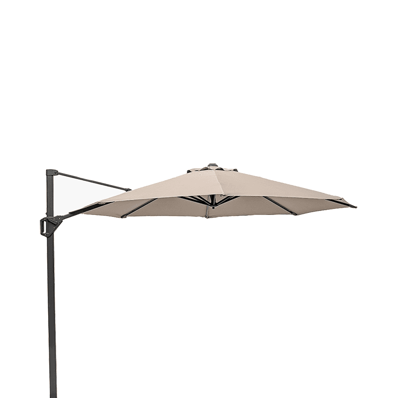 Voyager T1 Round Parasol, 3m, Taupe