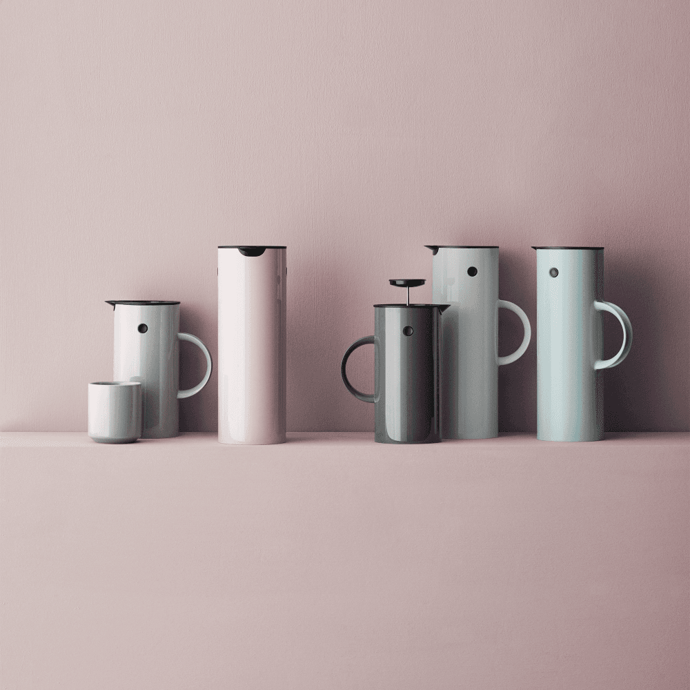 EM77 by Erik Magnussen Vacuum jug, H30cm - 1 litre, Light Grey