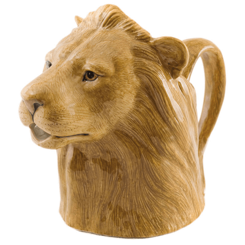 Image showing the Lion Water Jug, H27.5cm, Orange product.