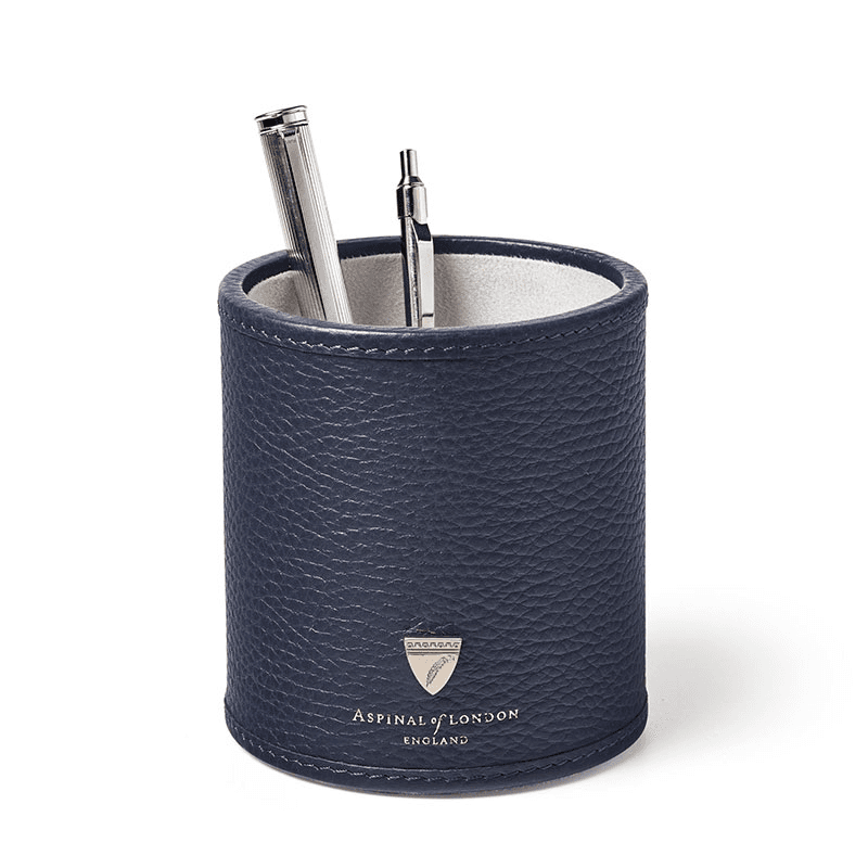 RoundPenPot, H10 x W9cm, NavyPebble