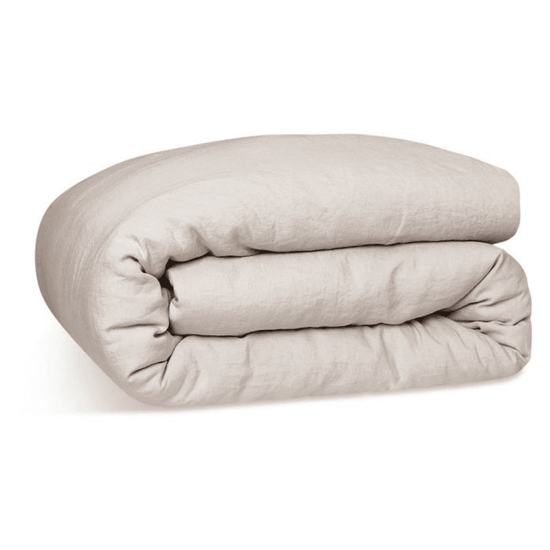 Linen King Size Duvet Cover, Dove Grey