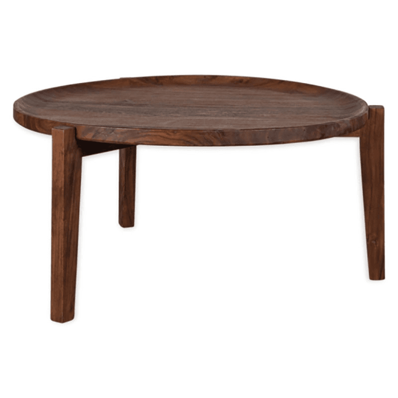 Umar Acacia Coffee Table, Dark Brown