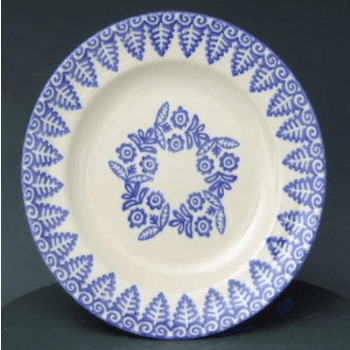 Lacey Blue Plate, 23cm