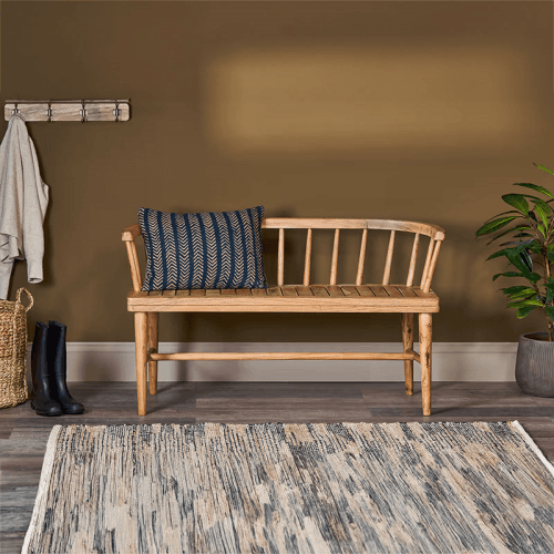 Image showing the Tipu Acacia Wood Bench, Natural product.