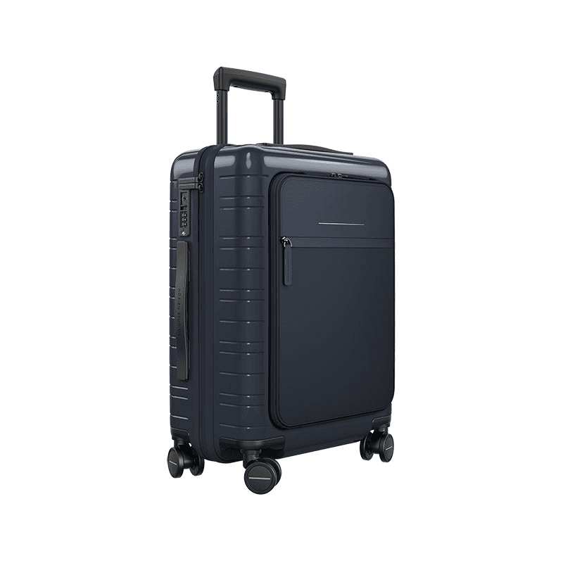 M5 Smart Cabin Suitcase, H55 x W23 x L40cm, Glossy Night Blue