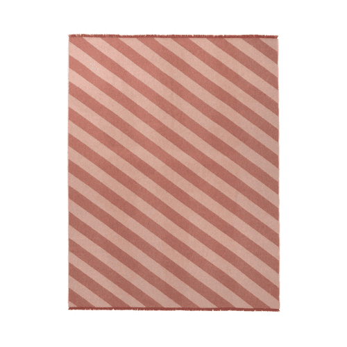 Image showing the Fishbone Throw, H190cm x W130cm, Rusty Red product.