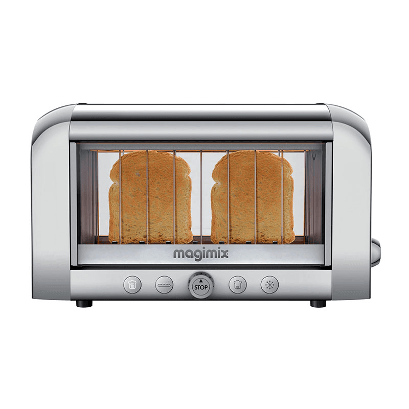 Vision 2 slot toaster - 11526, Brushed Stainless Steel