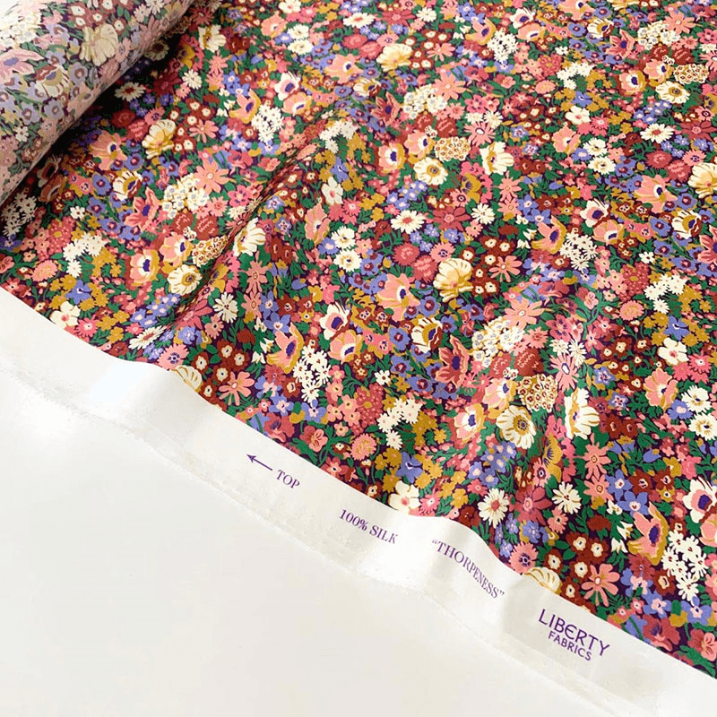 Thorpeness Pair of Silk Pillowcases, Single, Multi