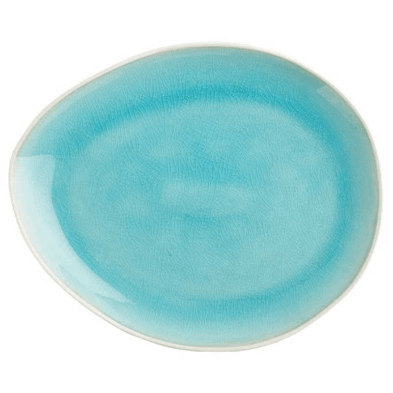 Vie Naturelle 16 Piece Dinner Set, Turquoise