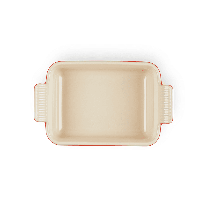 Stoneware Rectangular dish, 19 x 14cm - 1 litre, Cerise