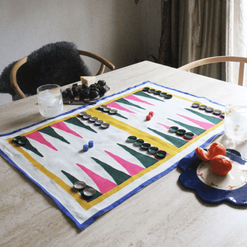 Image showing the Backgammon Teatowel, 50 x 70 cm product.