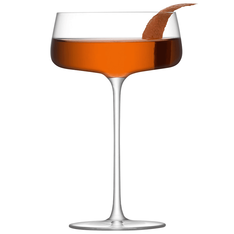Metropolitan Set of 4 Champagne Saucers, 300ml, Clear