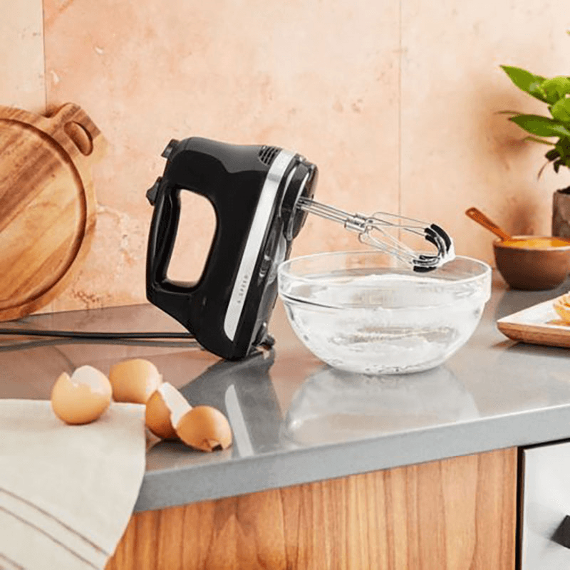 6 Speed Hand Mixer Flex Edge, Onyx Black