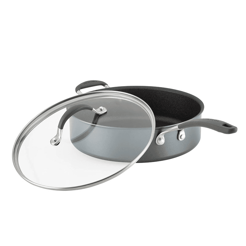A1 Non-Stick Saute Pan with Lid, Grey