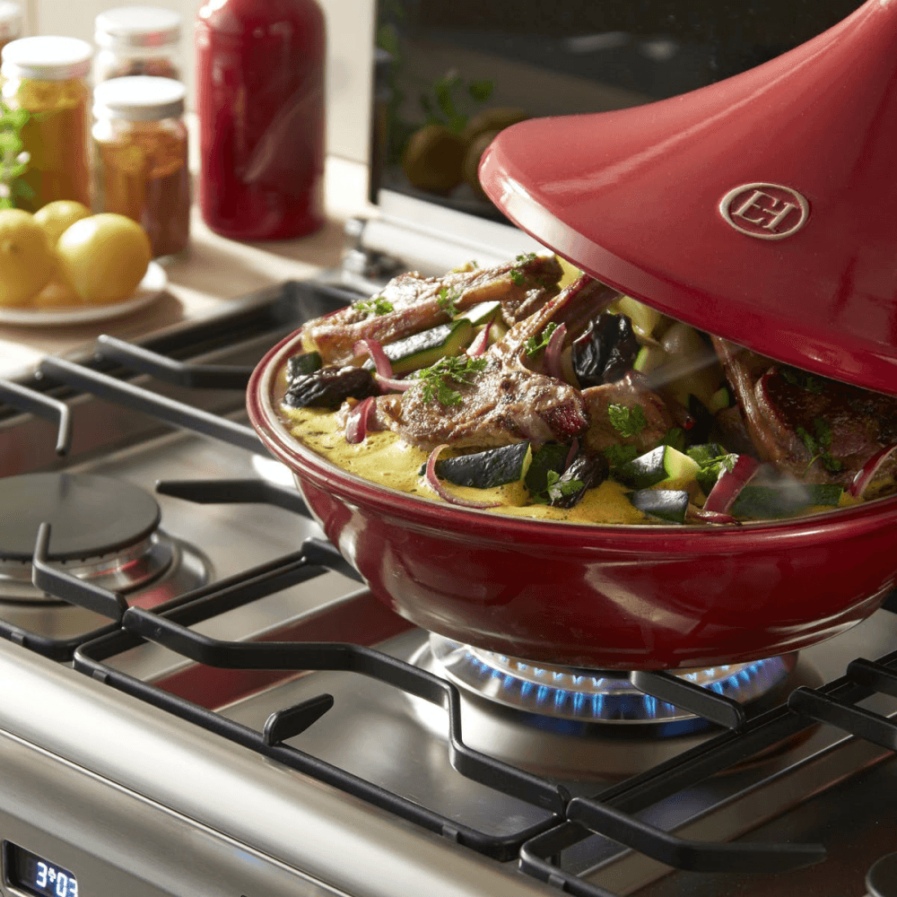 Tagine dish, H20 x D26cm - 2 litre, Burgundy