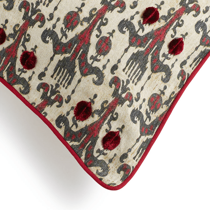 Girandole Cushion Cover, 56 x 56cm, Petrol