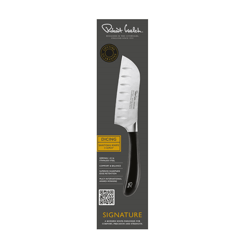 Signature Santoku knife, L11cm, stainless steel