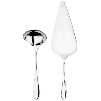 Image showing the Sauce Ladle & Pie Server Set, Mulberry Mirror product.