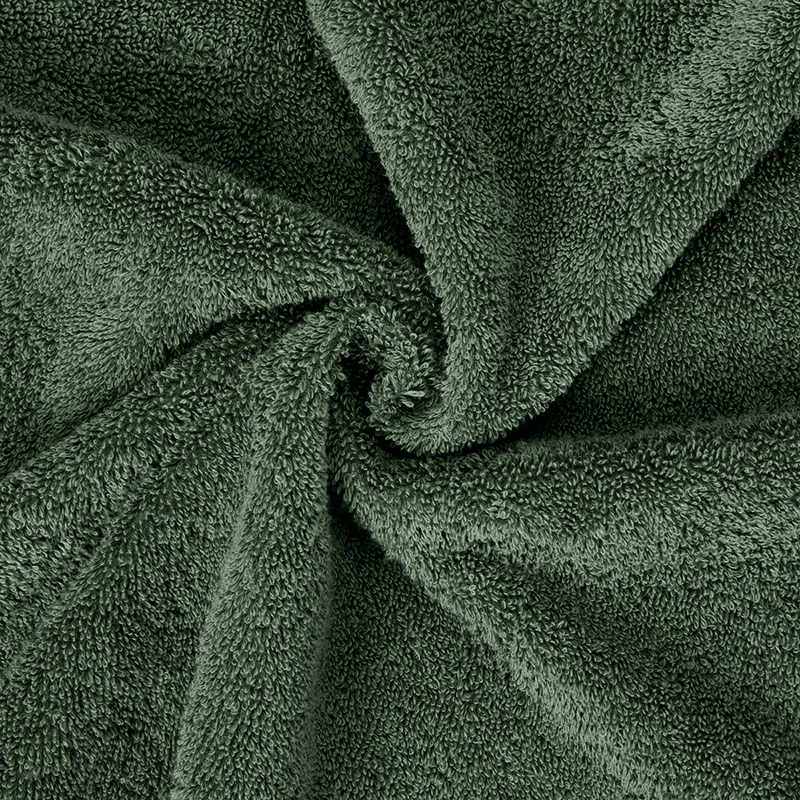 Plain Organic Cotton Hand Towel, Elm Green