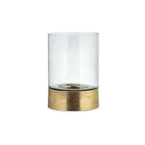 Image showing the Rajuara Hurricane Lantern, H26cm, Antique Brass product.
