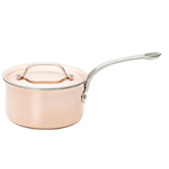 Image showing the Saucepan, Tri-Ply, Copper, 16cm product.