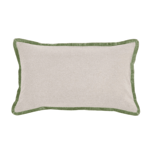 Image showing the Jaipur Trim Cushion, 30 x 50cm, Jade product.