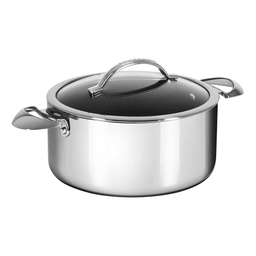 Image showing the HaptIQ Casserole with lid, Dia24cm, Metallic product.