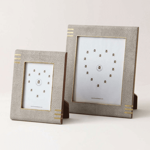 Image showing the Christie Photo  Frame, 10 x 8", Barley Shagreen product.